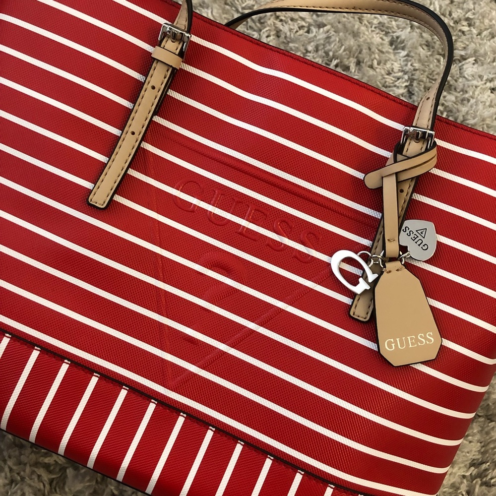 Guess stripe bag
